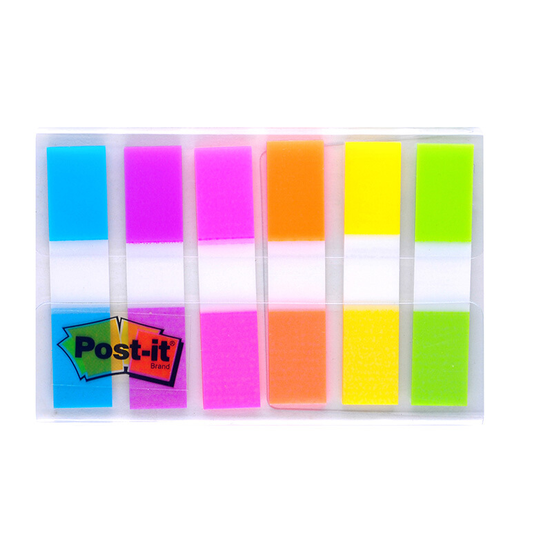3M（Post-it） 683-9CF 透明抽取式指示標簽 12*44mm 10張*9色/包_http://m.gzyiqian.cn/img/images/C201902/1551167452736.jpg