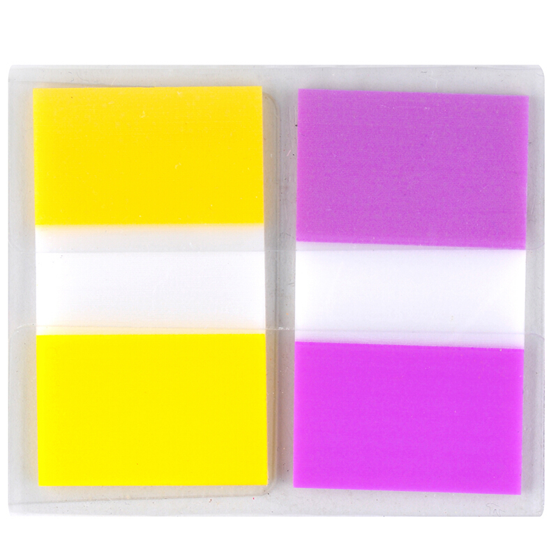 3M（Post-it） 680-2PK-3 透明指示標(biāo)簽/報(bào)事貼 黃紫 20張*2色/包_http://m.gzyiqian.cn/img/images/C201902/1551172579035.jpg