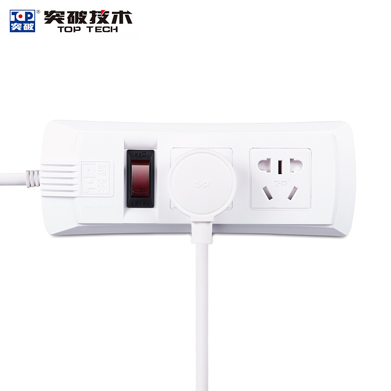突破（TOP） 新國標電源插座/插線板/排插/接線板(三位總控1.8米)_http://m.gzyiqian.cn/img/images/C201902/1551249920842.jpg
