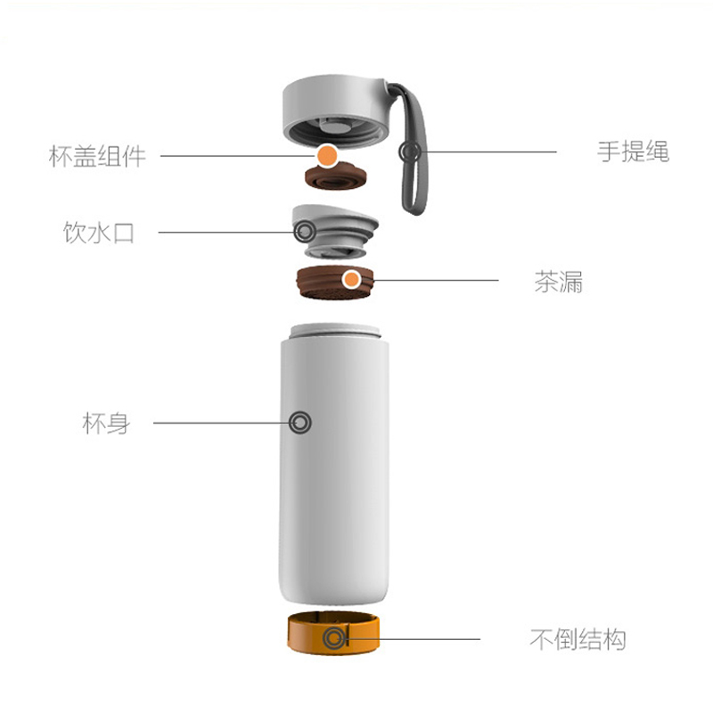 Artiart DRIN032 便攜不倒杯運動水杯 蝴蝶保溫不倒杯400ml(紅色)_http://m.gzyiqian.cn/img/images/C201903/1551419004293.jpg