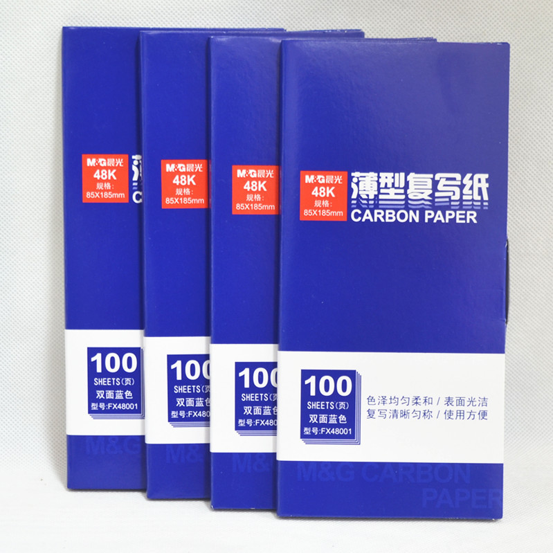 晨光（M&G） APYVA608 48K復(fù)寫紙 藍(lán)色_http://m.gzyiqian.cn/img/images/C201903/1551850063786.jpg
