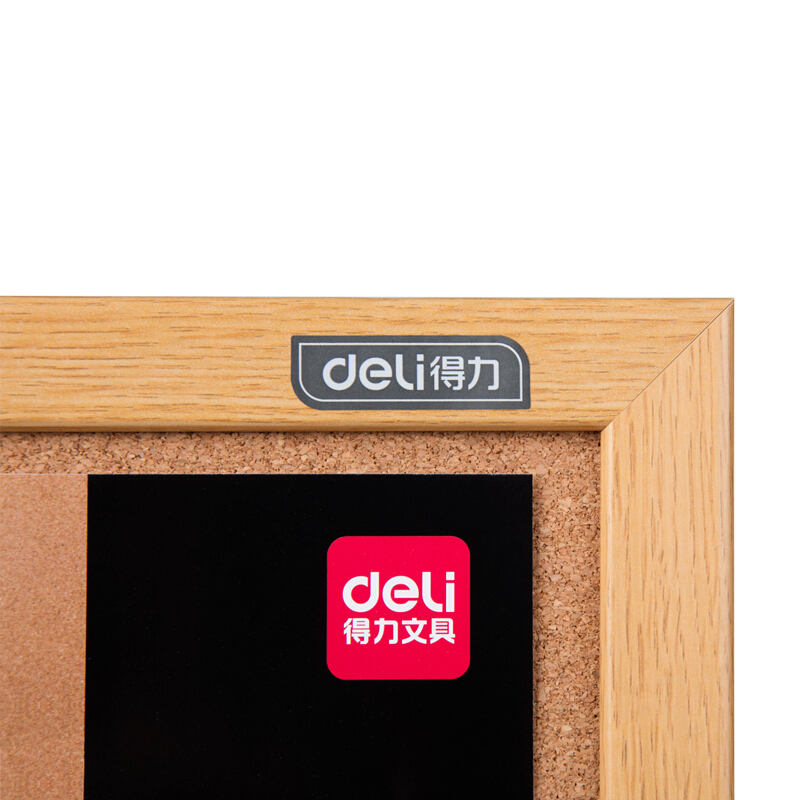 得力（deli） 8765 90*120cm軟木板/留言板/照片墻（木邊框、針插留言）_http://m.gzyiqian.cn/img/images/C201903/1551850793033.jpg