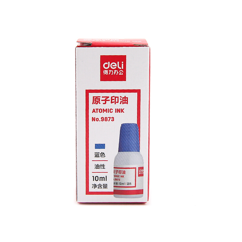 得力（deli） 9873 原子快干印油 印泥 10ml(藍(lán)色)_http://m.gzyiqian.cn/img/images/C201903/1552008474354.jpg