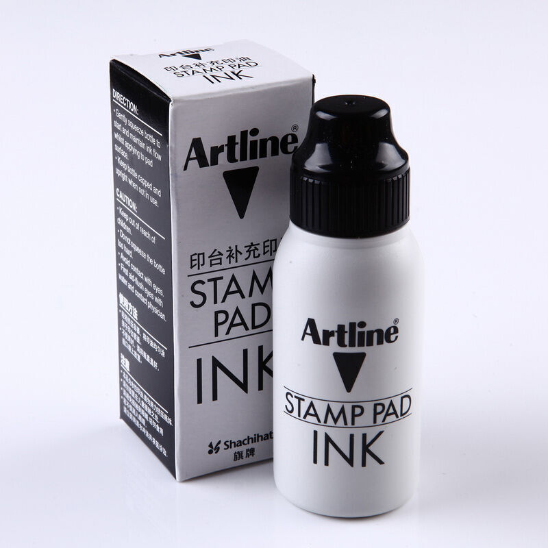 旗牌（Artline） 雅麗ESA-2N 辦公印臺補充印油50ml(黑色)_http://m.gzyiqian.cn/img/images/C201903/1552013009926.jpg