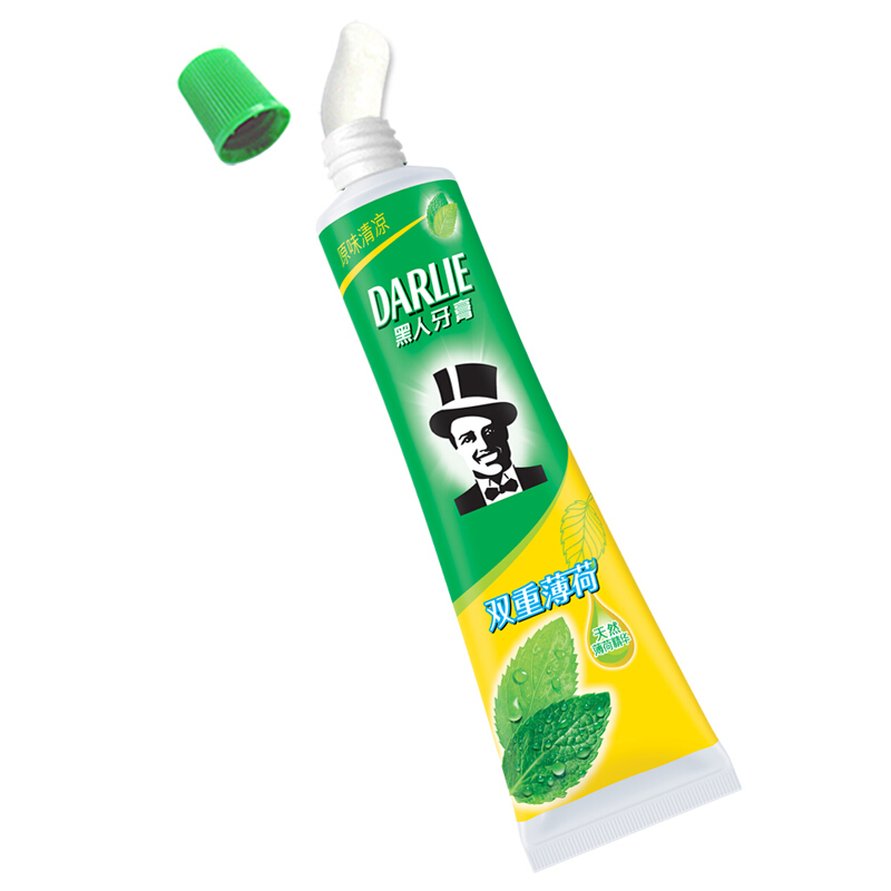 黑人（DARLIE） 雙重薄荷  牙膏 90g_http://m.gzyiqian.cn/img/images/C201903/1552294431782.jpg