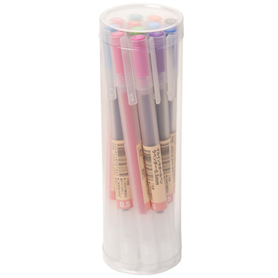 無印良品 MUJI  凝膠墨水圓珠筆  12色裝_http://m.gzyiqian.cn/img/images/C201903/1552373185169.jpg