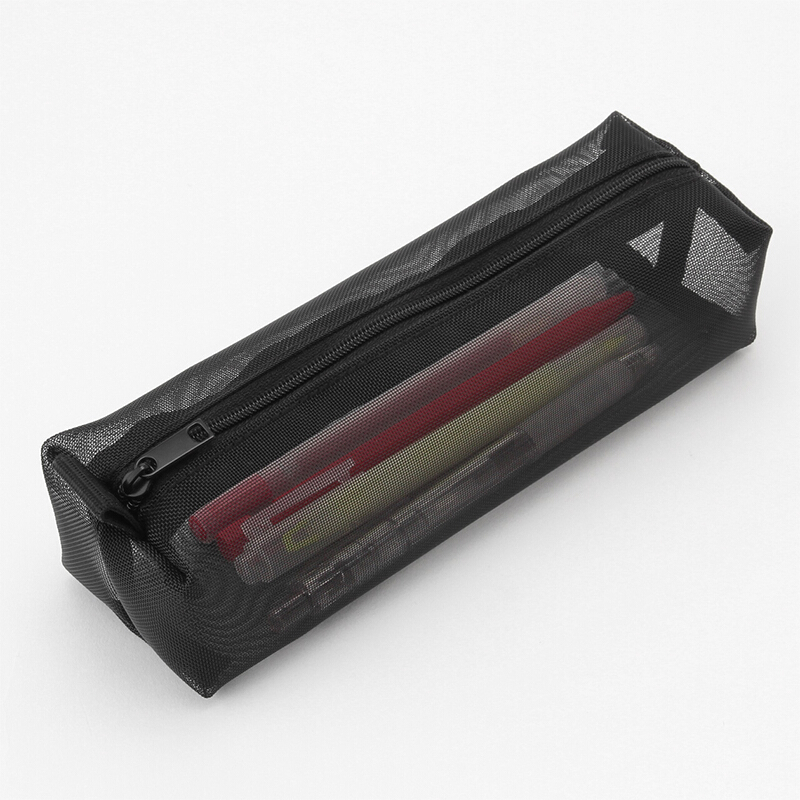 無印良品 MUJI  錦綸網眼 筆袋/方形_http://m.gzyiqian.cn/img/images/C201903/1552374517976.jpg