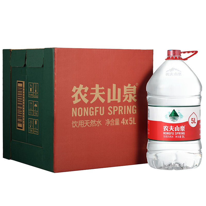 農夫山泉（NONGFU SPRING） 5L 飲用天然水 4桶 整箱_http://m.gzyiqian.cn/img/images/C201903/1552382172521.jpg