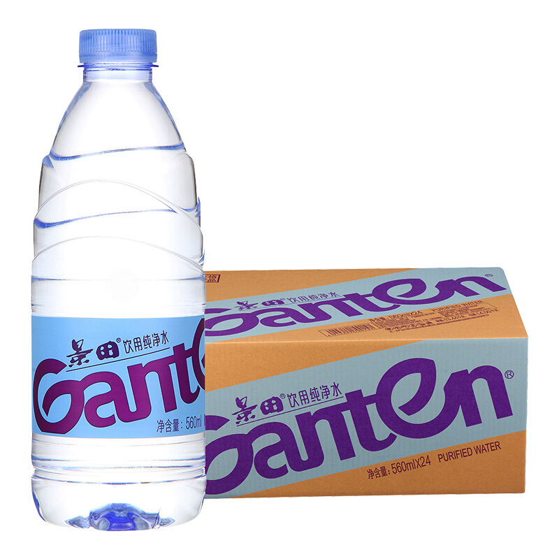景田（ ganten） 560ml*24瓶 純凈水 整箱_http://m.gzyiqian.cn/img/images/C201903/1552383171342.jpg