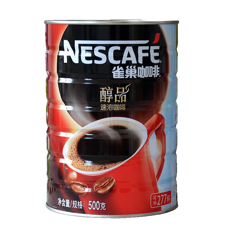 雀巢（Nestle） 500g 咖啡醇品黑咖啡罐裝 _http://m.gzyiqian.cn/img/images/C201903/1552456299407.png