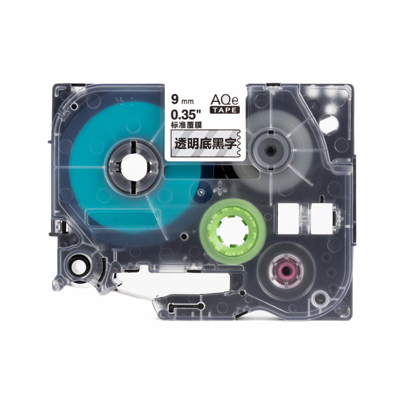 愛墨 AQe-151（24mm）標準覆膜標簽打印機色帶 紅底黑字_http://m.gzyiqian.cn/img/images/C201907/1564048856390.jpg