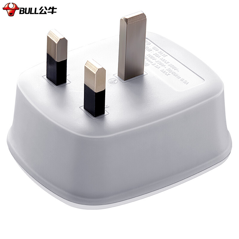 公牛（BULL） 電源旅行轉(zhuǎn)換器插座/轉(zhuǎn)換插頭 GN-L01CE(USB英標(biāo)轉(zhuǎn)國(guó)標(biāo)（國(guó)外使用）)_http://m.gzyiqian.cn/img/images/C201910/1570688630672.jpg