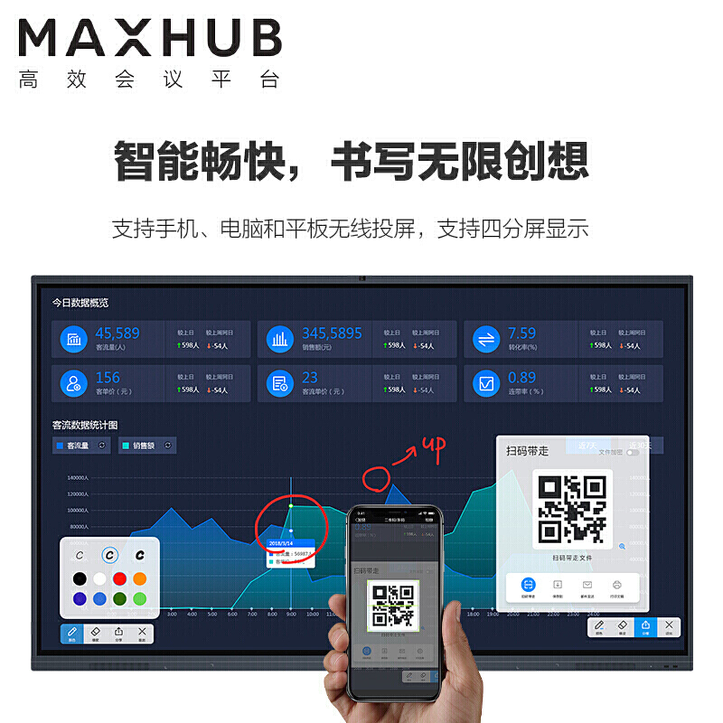 MAXHUB X3 S系列 86英寸會議平板 教學會議平板一體機SC86CD_http://m.gzyiqian.cn/img/images/C201911/1574737582976.jpg