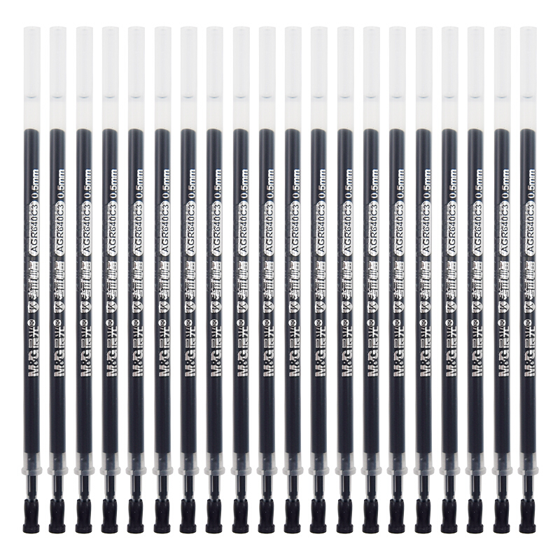 晨光（M&G）0.5mm全針管簽字筆替芯AGR640C3/20支裝(黑色)_http://m.gzyiqian.cn/img/images/C202007/1594779911160.jpg