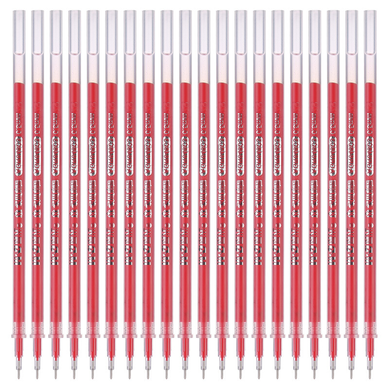 晨光（M&G）0.5mm全針管簽字筆替芯AGR640C3/20支裝(紅色)_http://m.gzyiqian.cn/img/images/C202007/1594780233881.jpg