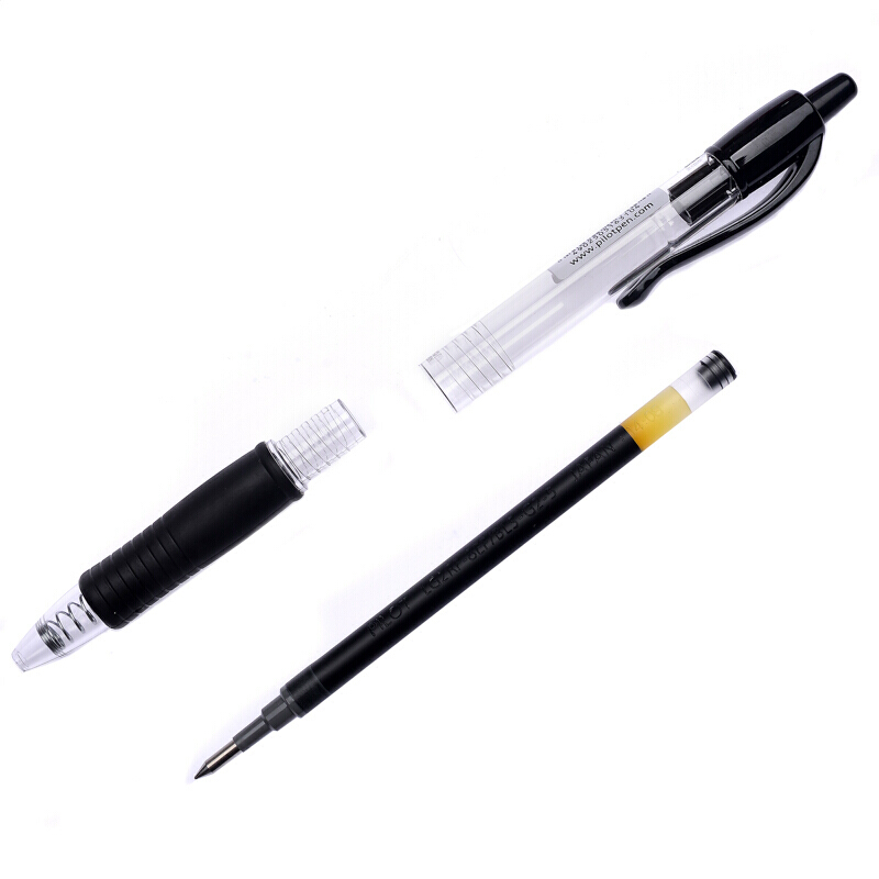 百樂（PILOT）BL-G2-5-B 按動中性筆啫喱筆 簽字筆0.5mm 12支/盒 (黑色) _http://m.gzyiqian.cn/img/images/C202007/1594869775446.jpg