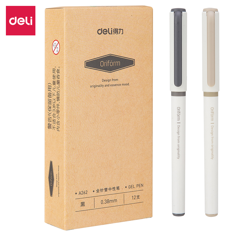得力（deli）A262 零系中性筆 黑色簽字筆 0.38mm 12支/盒_http://m.gzyiqian.cn/img/images/C202009/1599449454860.jpg
