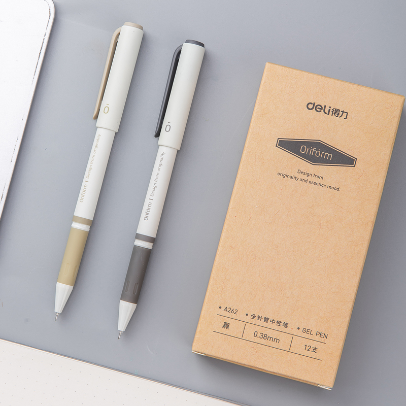得力（deli）A262 零系中性筆 黑色簽字筆 0.38mm 12支/盒_http://m.gzyiqian.cn/img/images/C202009/1599449462208.jpg