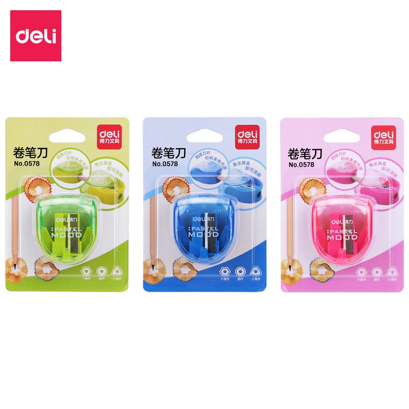 得力（deli） 0578 削筆刀卷筆刀糖果色轉(zhuǎn)筆刀削筆器(混)(只)_http://m.gzyiqian.cn/img/images/C202009/1599624325485.jpg