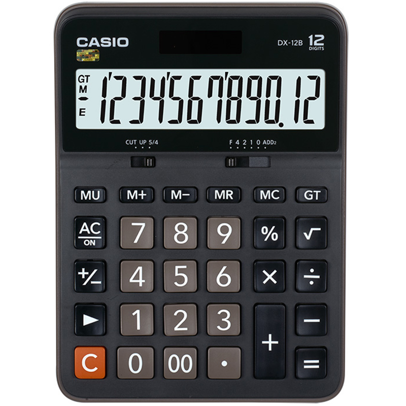 卡西歐（CASIO） DX-12B 商務計算器 大型機 黑色 DX-12S升級款_http://m.gzyiqian.cn/img/images/C202009/1600671375095.jpg
