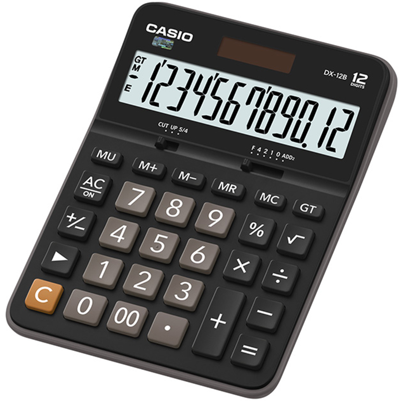 卡西歐（CASIO） DX-12B 商務計算器 大型機 黑色 DX-12S升級款_http://m.gzyiqian.cn/img/images/C202009/1600671376593.jpg