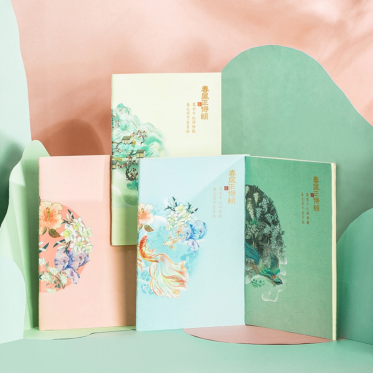 得力(deli) 頤和園聯(lián)名 春風(fēng)正得頤系列4本B5/40張軟抄本套裝 FB540-TZ_http://m.gzyiqian.cn/img/images/C202103/1615964041566.jpg