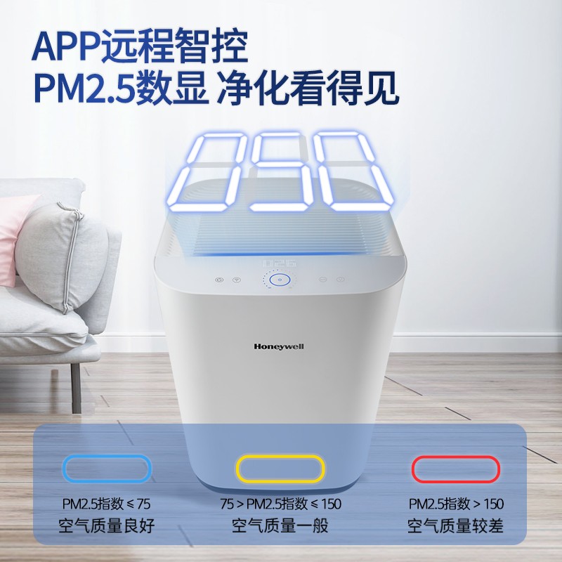 霍尼韋爾（Honeywell）KJ820F-P21D空氣凈化器 室內(nèi)凈化除甲醛除菌 新房辦公室凈化器_http://m.gzyiqian.cn/img/images/C202204/1648862396070.jpg