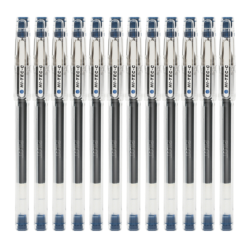 百樂（PILOT）BLLH-20C3-L 超細鋼珠中性筆啫喱筆 簽字筆（藍色0.3mm）