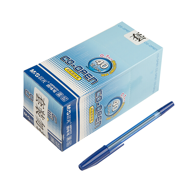 晨光（M&G） ABP64701 子彈頭圓珠筆 中油筆 原子筆0.7mm  (簡約藍色) _http://m.gzyiqian.cn/img/sp/101/586bc99c-dd6b-4a37-8643-95da146753d7.jpg