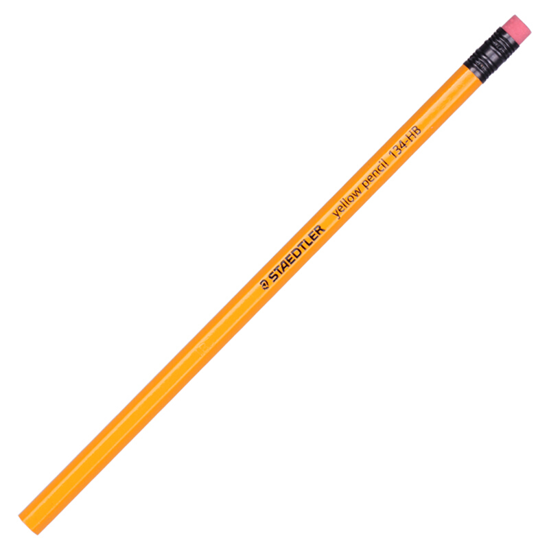 施德樓（Staedtler） 134 黃桿鉛筆 帶橡皮頭 12支裝（HB）_http://m.gzyiqian.cn/img/sp/102/1725aa21-da54-4ab9-b730-03bfba68874f.jpg