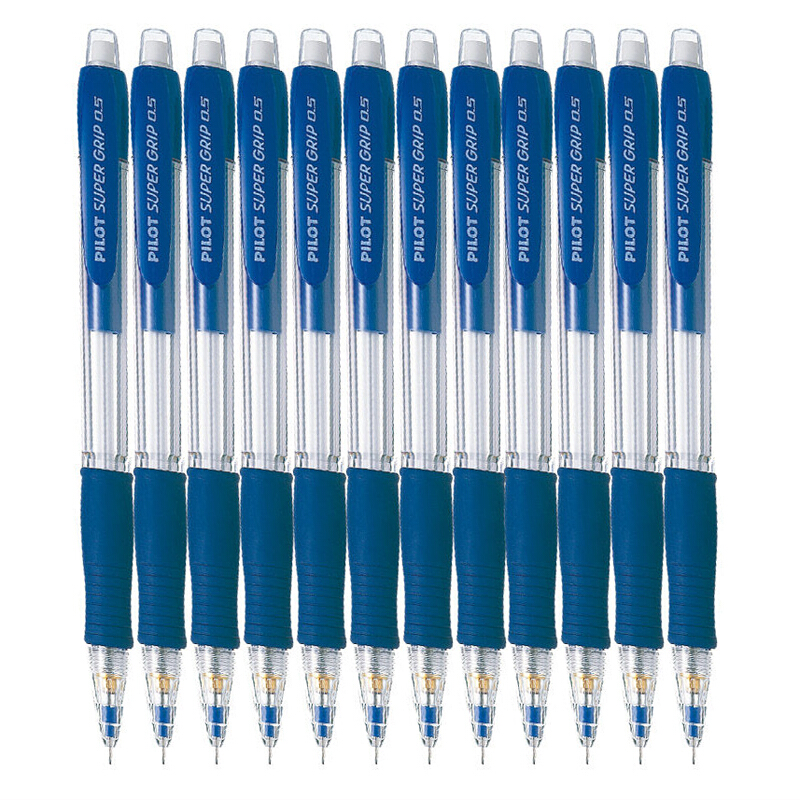 百樂（PILOT） H-185-SL 自動鉛筆 透明筆桿0.5mm（藍色）