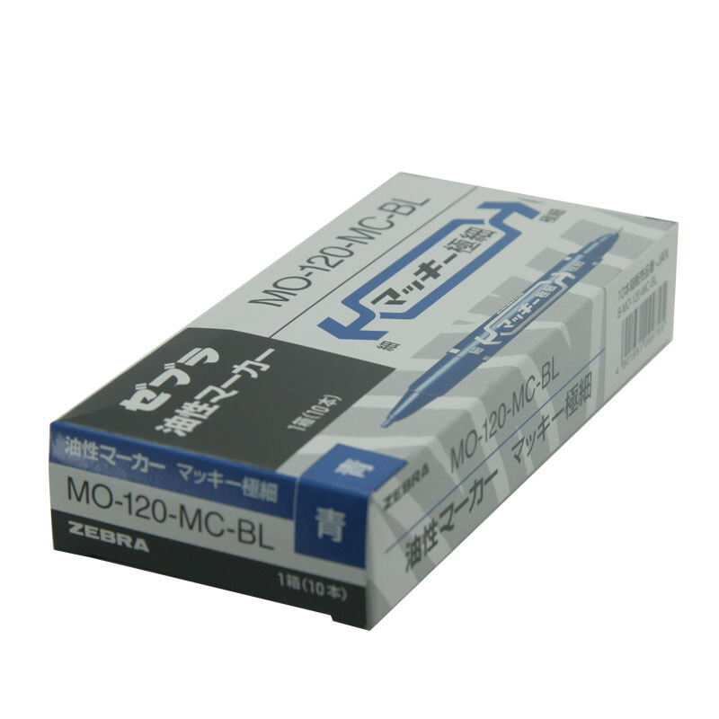 斑馬（ZEBRA） MO-120-MC-BK 小雙頭記號筆 單支裝（藍色）_http://m.gzyiqian.cn/img/sp/104/22156681-3b27-45d0-8ddc-67e09698e8e4.jpg