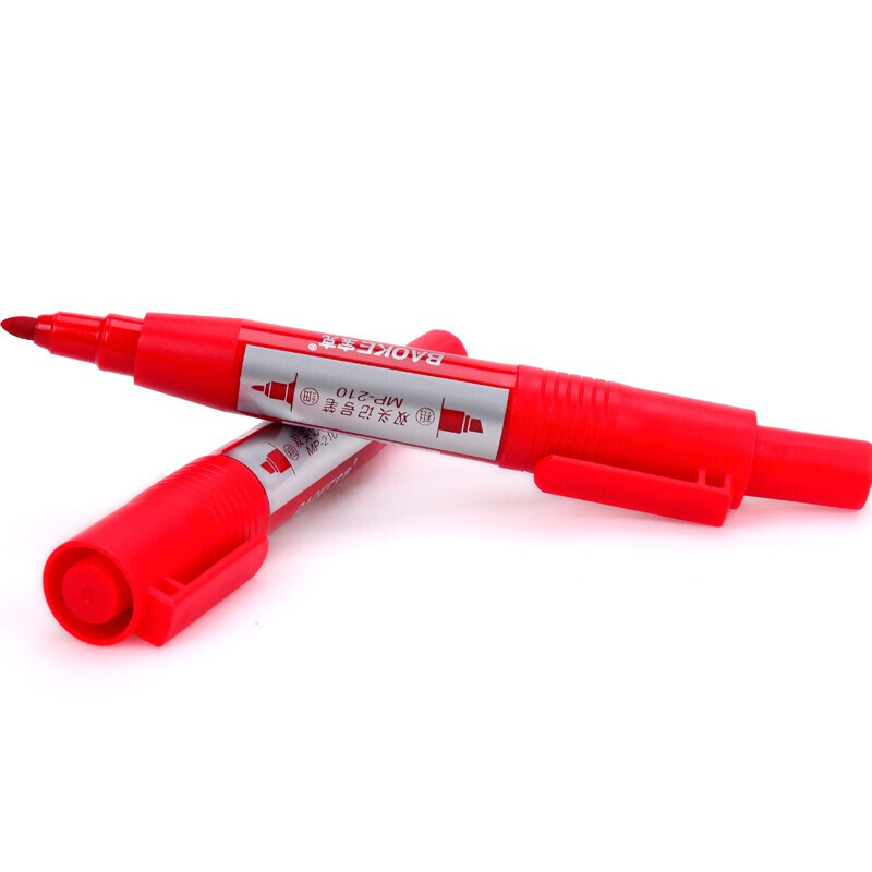 寶克（BAOKE） MP-210 油性大雙頭記號筆 12支/盒（紅色）_http://m.gzyiqian.cn/img/sp/104/8f3ea425-825c-4b8f-8473-f0e58bb29284.jpg