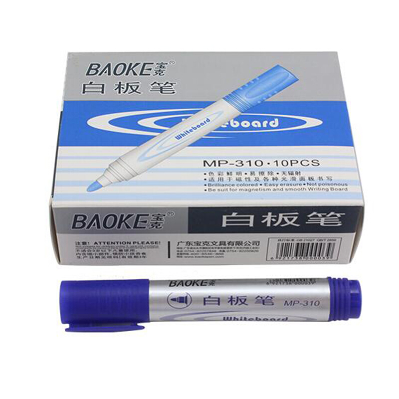 寶克（BAOKE） MP-310 大容量白板筆 10支/盒（藍色）_http://m.gzyiqian.cn/img/sp/105/687c8818-d29e-40ff-bcb9-748f20a8d8a9.jpg