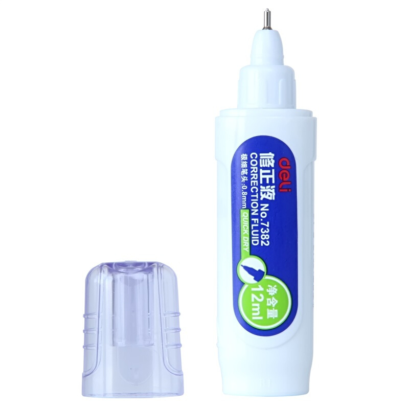 得力（deli） 7382 鋼頭修正液/涂改液 12ml 單瓶裝_http://m.gzyiqian.cn/img/sp/113/651da364-5c57-421a-9cf5-c1ca8fef42e3.jpg