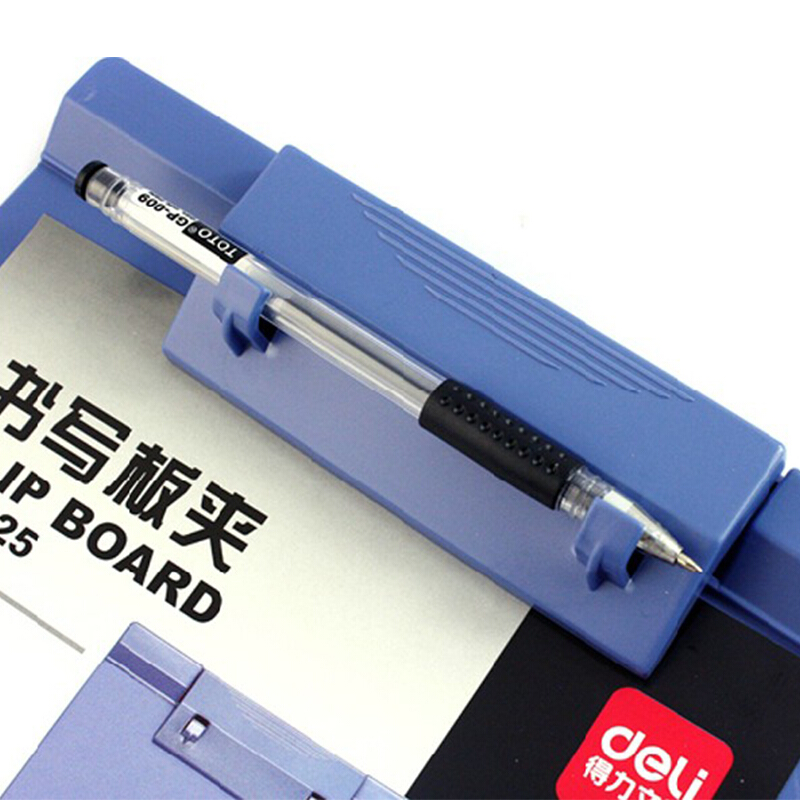 得力（deli） 9253 塑料書寫板夾適用于A4紙 顏色隨機_http://m.gzyiqian.cn/img/sp/127/828fd54c-a3e4-44b5-82c3-4b803244ce95.jpg