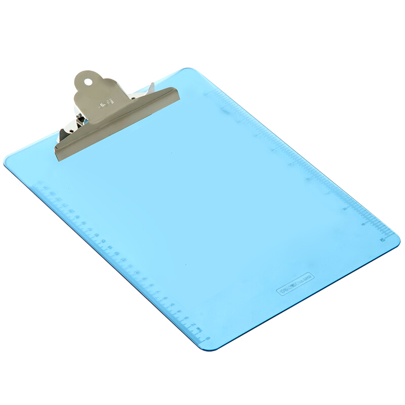 得力（deli） 9252 透明書(shū)寫(xiě)板夾(粉藍(lán))適用A4紙_http://m.gzyiqian.cn/img/sp/127/e7478450-5733-469e-9169-f56f80817e33.jpg