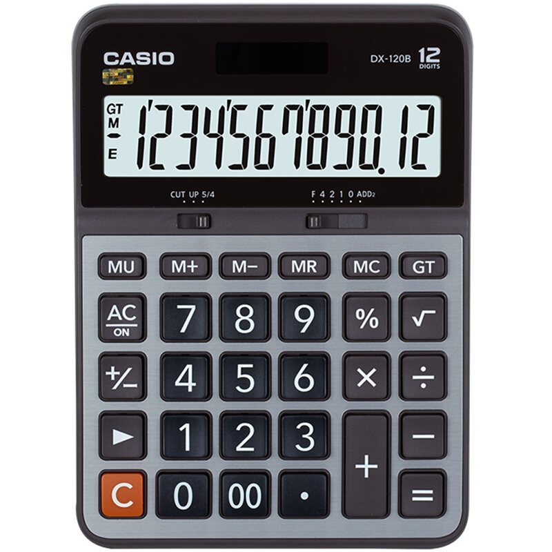 卡西歐（CASIO） DX-120B 商務(wù)計(jì)算器 大型機(jī) 灰色 DX-120S升級(jí)款_http://m.gzyiqian.cn/img/sp/139/1174d902-a86e-48df-afa2-3e4672abff47.jpg
