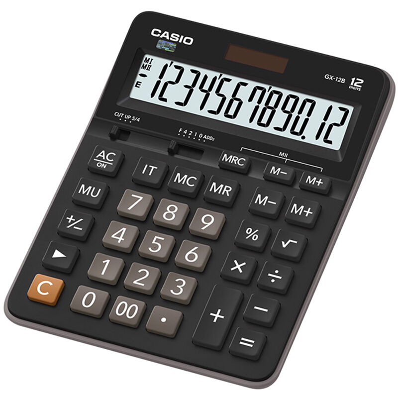 卡西歐（CASIO） GX-12B 商務計算器 超大型機 黑色 GX-12BS升級款_http://m.gzyiqian.cn/img/sp/139/749ba5e3-c7dc-476b-867e-645f45aab349.jpg