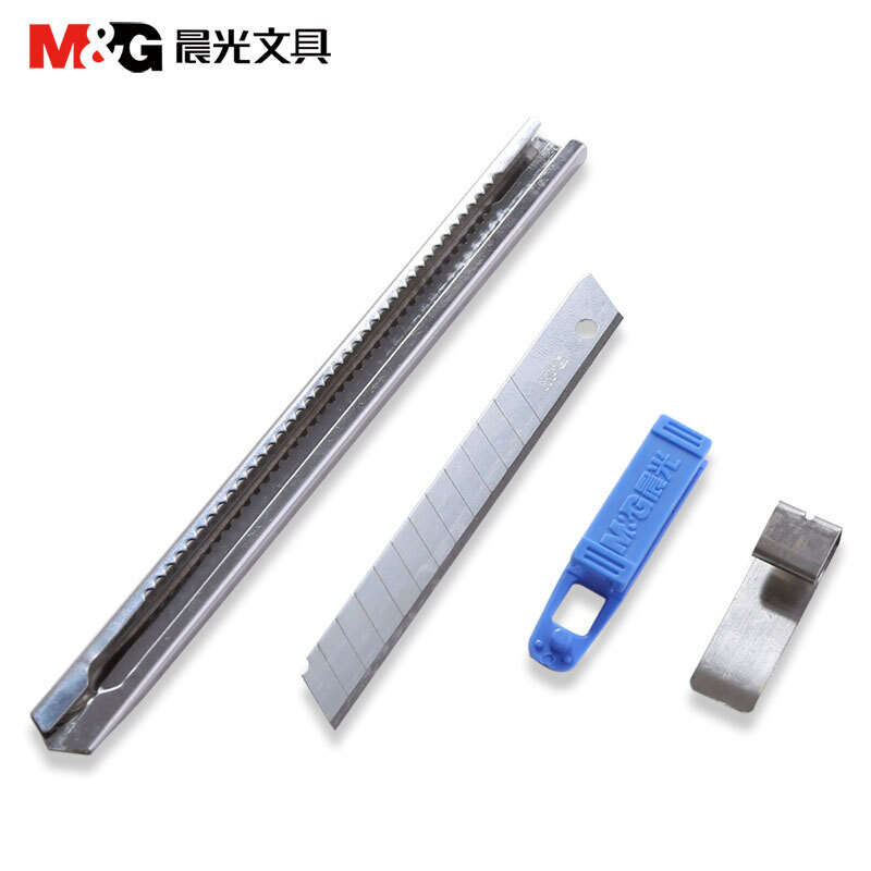 晨光（M&G） ASS91314 金屬美工刀 裁紙刀 壁紙刀 顏色隨機_http://m.gzyiqian.cn/img/sp/142/e5dc9ecf-ae58-46b7-81d6-f4b009cdc1da.jpg