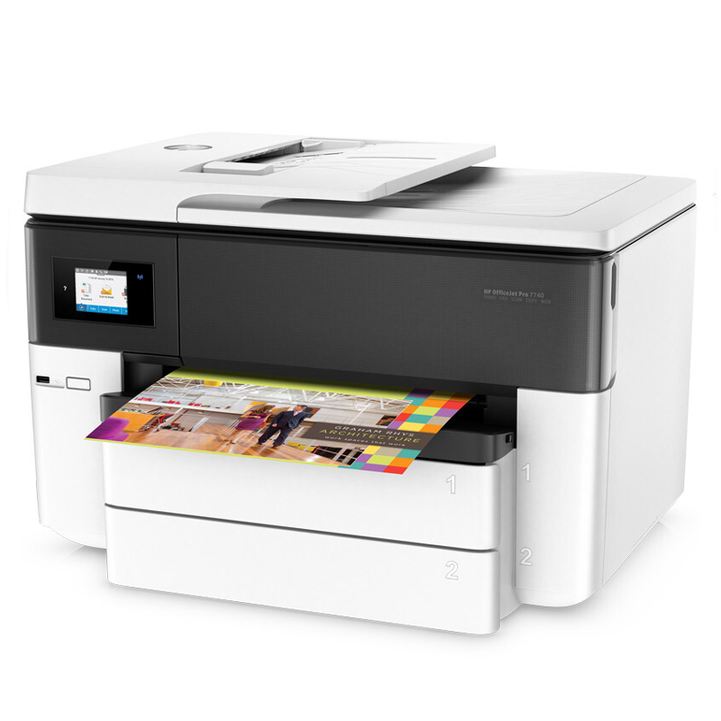 惠普（HP） OfficeJet Pro 7740 多功能噴墨一體機(jī) (雙層紙盒,高配) _http://m.gzyiqian.cn/img/sp/1719/b23096b8-0fdb-4307-ba18-e22635f958cc.jpg