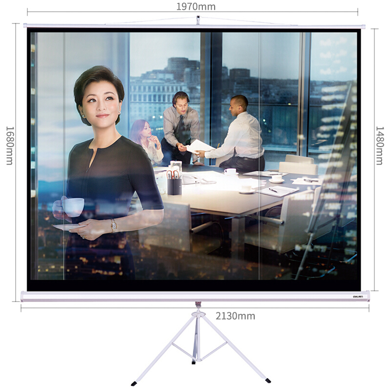 得力（deli） 50491 00英寸 4:3支架投影幕布投影布 家用投影儀幕布_http://m.gzyiqian.cn/img/sp/1723/0a9fb7ec-5763-4611-b82b-5c78c491ae0c.jpg