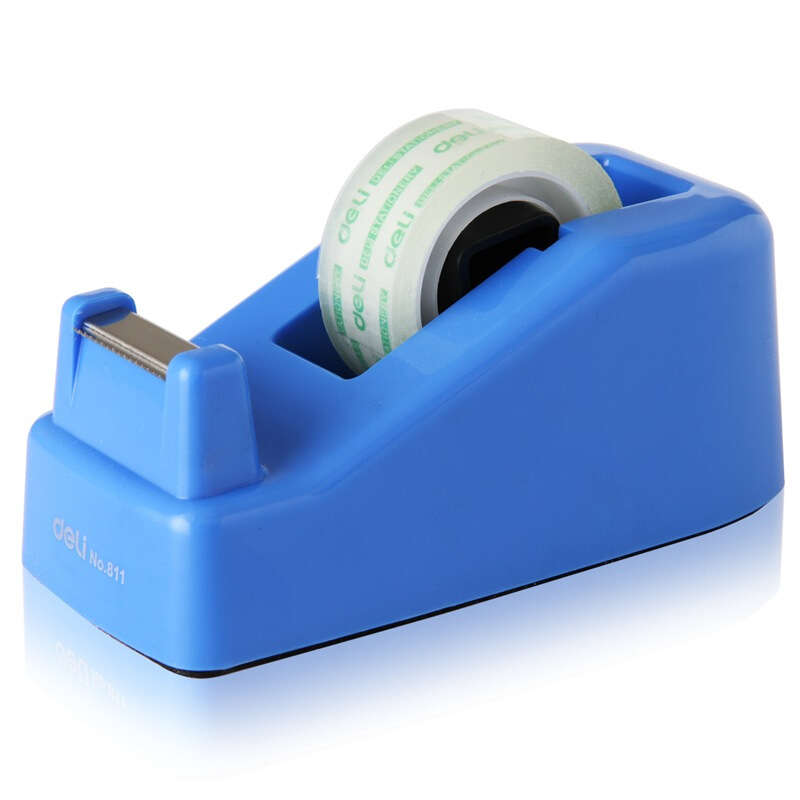 得力（deli） 811 小號膠帶座膠帶切割器（灰色）_http://m.gzyiqian.cn/img/sp/205/91cd3253-1325-4dcd-8bcb-43bb7737ccc6.jpg