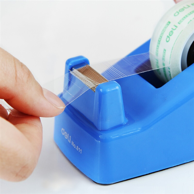 得力（deli） 811 小號(hào)膠帶座膠帶切割器（藍(lán)色） _http://m.gzyiqian.cn/img/sp/205/ab26bed0-4aa4-4ef6-8afe-2daefb2bbb45.jpg