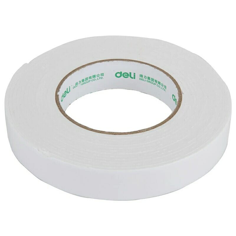 得力（deli） 30410 海綿膠泡棉雙面膠 12mm*5y 1卷裝_http://m.gzyiqian.cn/img/sp/208/1da66b8a-b8fb-4c54-8ad3-815d047f0b3d.jpg