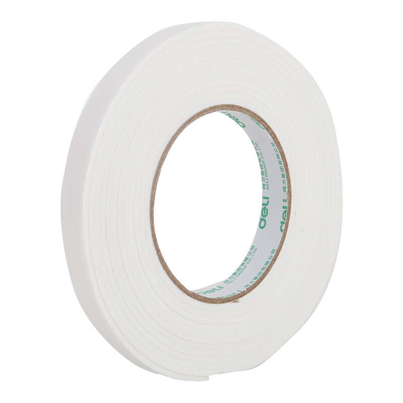得力（deli） 30411 海綿膠泡棉雙面膠 18mm*5y 1卷裝_http://m.gzyiqian.cn/img/sp/208/d3993a2e-f0dd-4921-b680-cc2ed7335b62.jpg