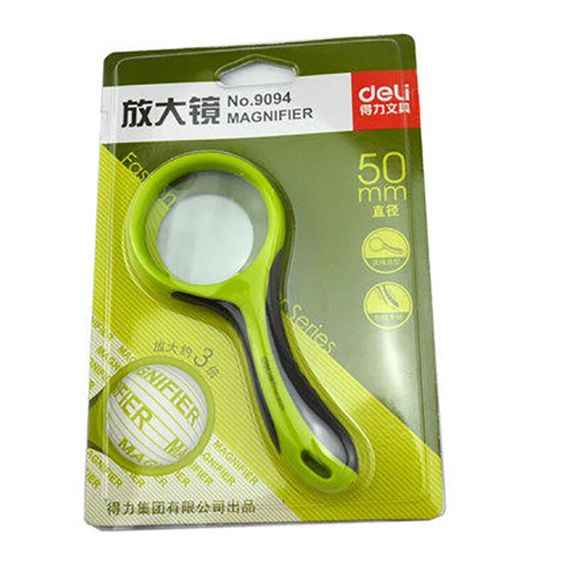 得力（deli） 9094 放大鏡手持便攜閱讀放大鏡直徑50mm包膠手柄設計放大3倍_http://m.gzyiqian.cn/img/sp/2145/10426801-d8b0-42b4-af4b-e7308d4438b6.jpg