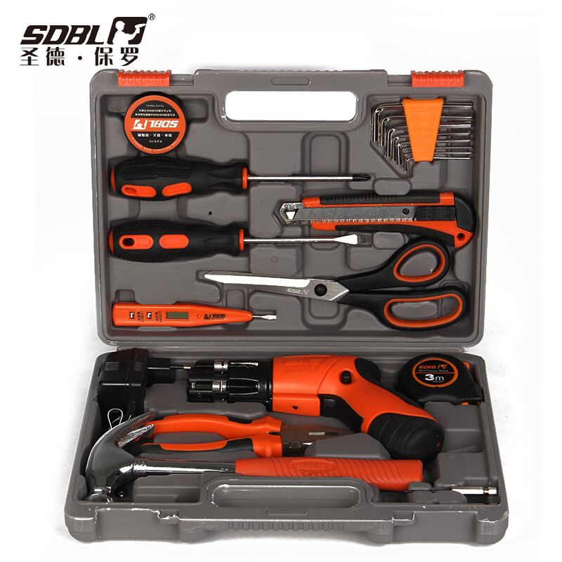 圣德保羅（SDBL） SD-011-A 25件套禮品型工具組合含電鉆 手動工具電動工具箱_http://m.gzyiqian.cn/img/sp/2146/fe47b36b-f2ef-43d3-a748-dc9c44d87dc3.jpg