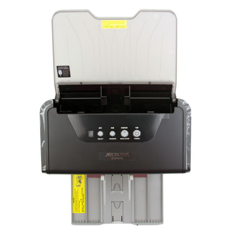 中晶（MICROTEK） D340K 自動(dòng)饋紙掃描儀A4雙面掃描（40頁/分鐘,80面/分鐘）