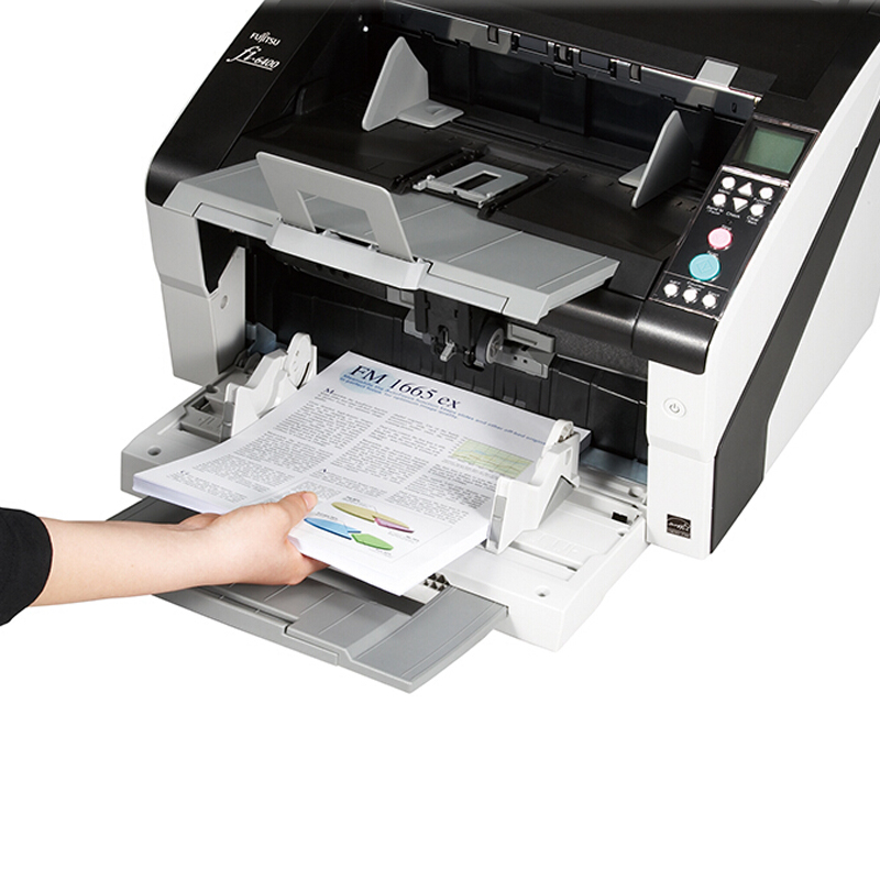 富士通（Fujitsu） Fi-6400 饋紙式掃描儀 高速雙面自動進紙 (100頁200面/分鐘) _http://m.gzyiqian.cn/img/sp/244/e9780395-ae9c-47a5-ab98-899fe073be7a.jpg